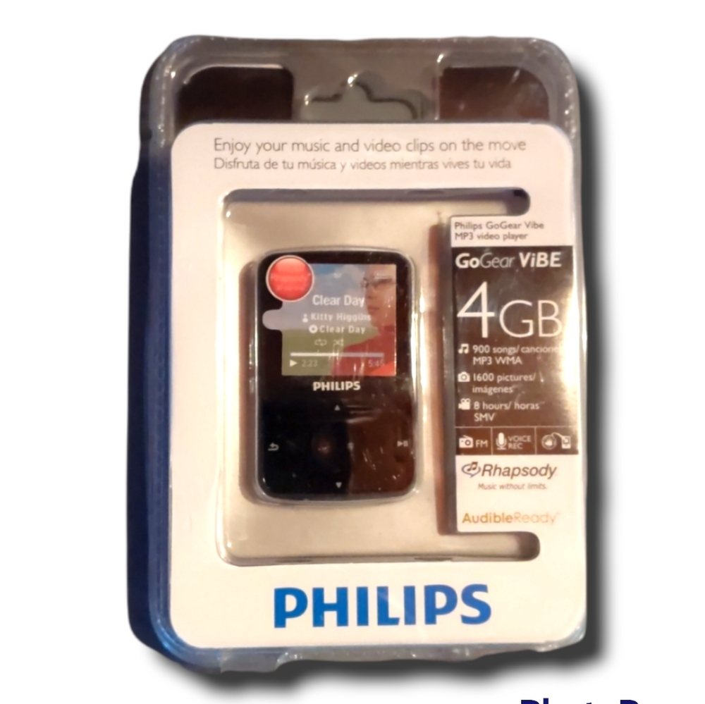 NWT Philips GoGear ViBE MP3 Video Player 4GB
